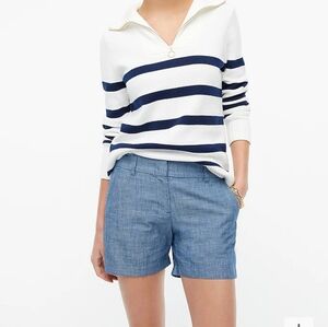 NWT J.Crew (2 pair) city chino shorts size 12. Chambray.